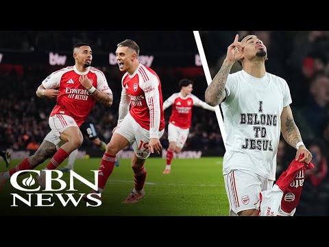 Arsenal Soccer Star Gabriel Jesus Doesn't Hold Back About His Faith