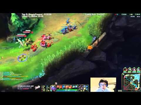Doublelift tells ZionSpartan's thoughts on Malphite vs Fiora matchup - League of Legends