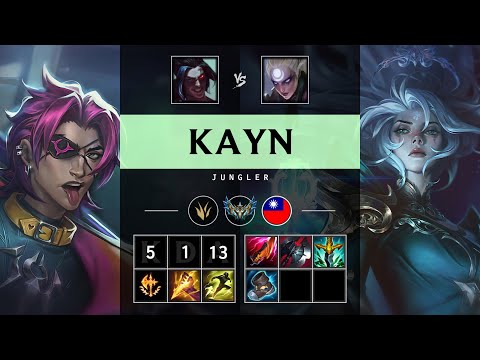 Kayn Jungle vs Diana - TW Challenger Patch 25.09