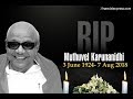 RIP Kalinger Karunanidhi Whatsappstatus