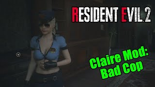 Claire Mod Bad Cop - Resident Evil 2 Remake