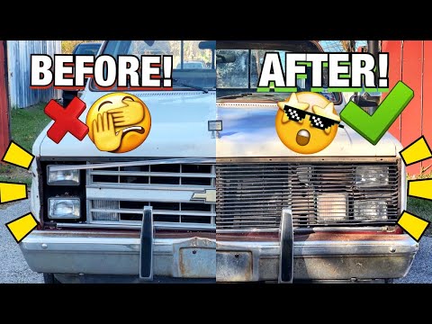 INSTALLING EBAY PHANTOM GRILLE ON THE 6.2L C10 AUTO AUCTION TRUCK! MUST HAVE UPGRADE MOD