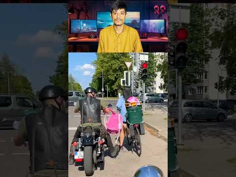 Biker's heartwarming gesture earns a priceless gift #automobile #baber #fashiontrends #duet #babar