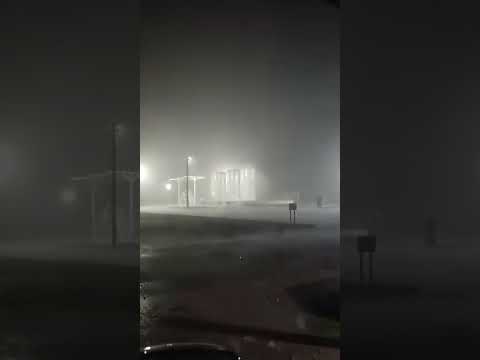 Así llovía en Los Frentones, Chaco.🎥Créditos al autor 19/04/26 #tormenta