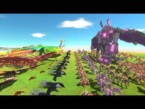 Phoenix Or Demon - Who Is The Strongest - Green Phoenix VS Black Demon