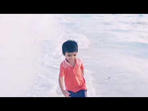 My lovely son Yusha enjoyed the fullest at Dhigurah beach, Maldives.