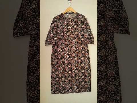 Casual Wear Women Cotton Kurti video by Salasar Enterprises