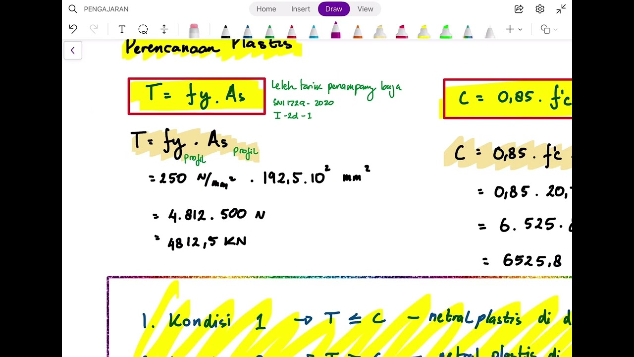 Perencanaan Jembatan gelagar Baja pelat beton (KOMPOSIT) - Perencanaan Plastis