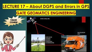 Lecture 17 - About DGPS and Error Sources in GPS data |GATE GEOMATICS ENGINEERING TUTORIAL| #GATE