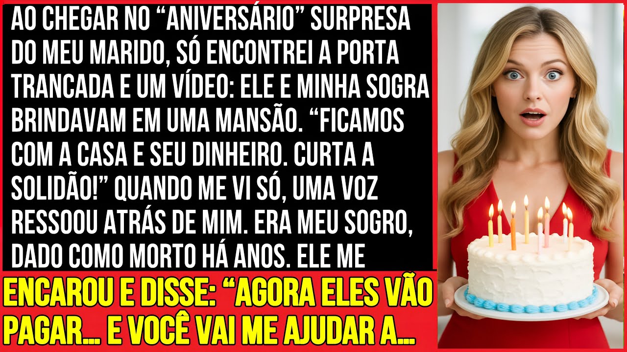 NO “ANIVERSÁRIO” SURPRESA DO MEU MARIDO, SÓ ENCONTREI A PORTA TRANCADA E UM VÍDEO: ELE E MINHA SOGRA