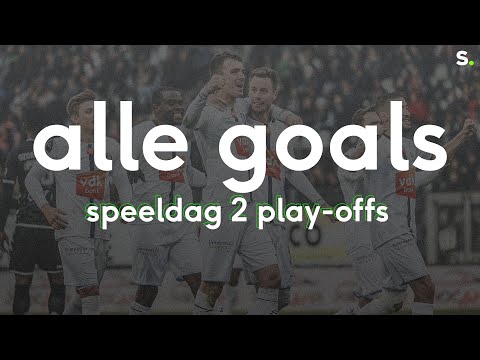 Bekijk alle goals van speeldag 2 van de Play-Offs