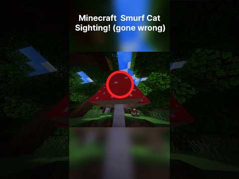 MelonMC - Smurf Cat Sighting in Minecraft GONE WRONG! #minecraft_pe #minecraft #minecraftshorts