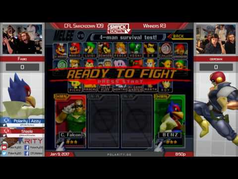 CFL Smackdown 109 Melee - Derdian (Falcon) vs Fabio (Falco) - Winners R3