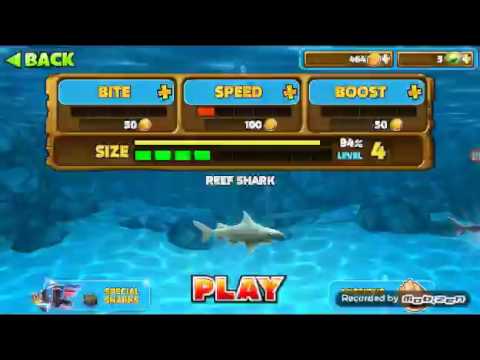 Hungry shark evolution I nearly got a gem fish