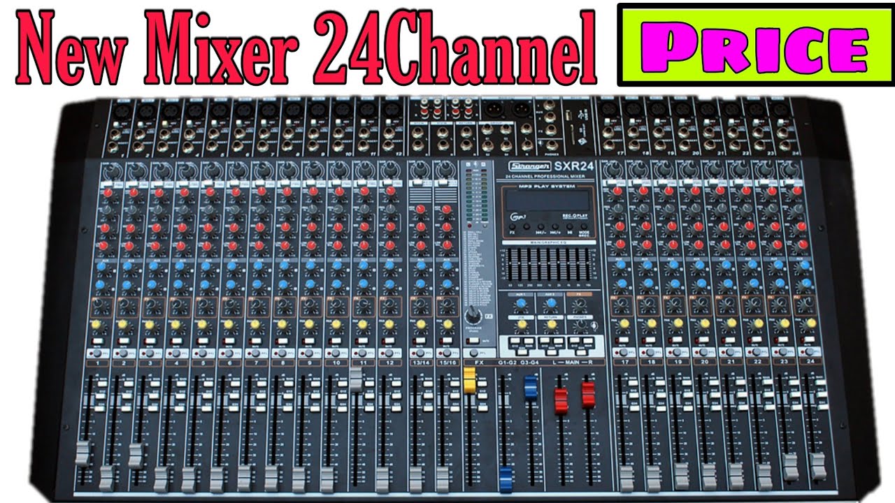 New Mixer 24Channel and 32Channel Review and Price
