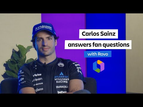 Carlos Sainz answers fan questions with Rovo