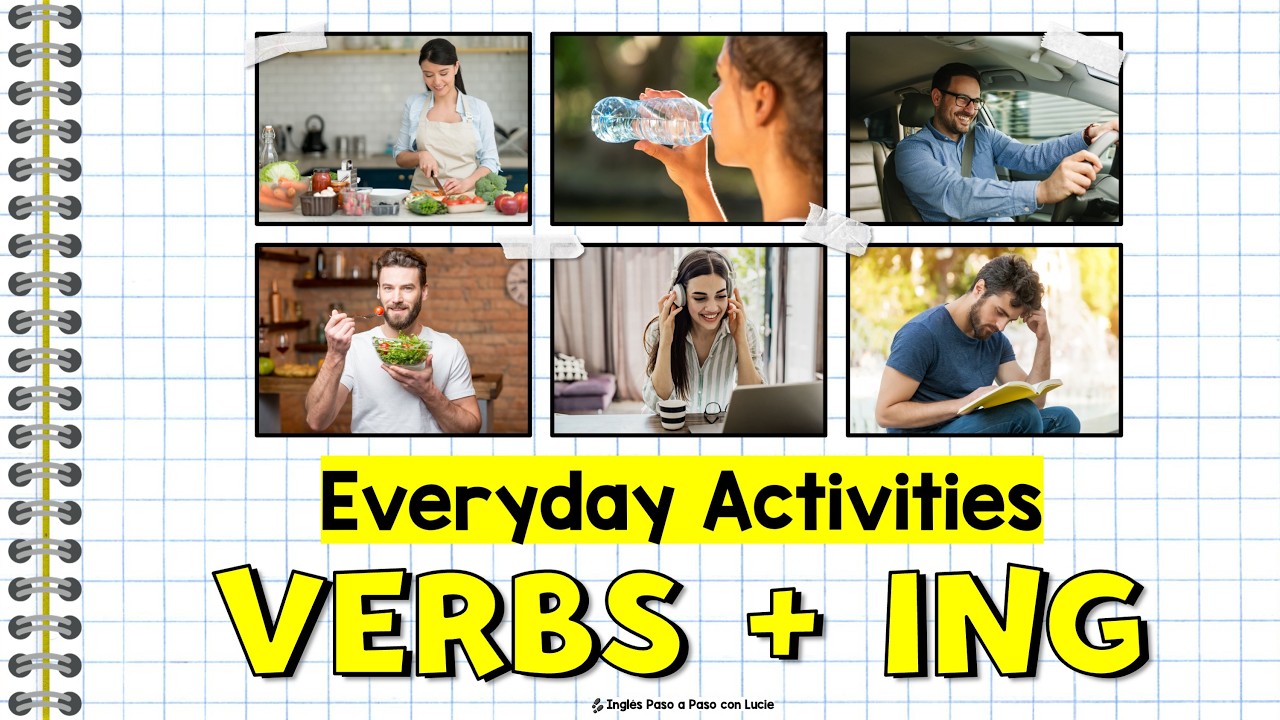 Actividades Diarias en Inglés | Verbos con ING | Inglés para Principiantes
