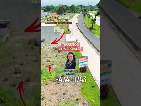 🏢 ¡!Terrenos comerciales en San Antonio, Suchitepéquez 📍✅ Medida 8 x 19 metros✅