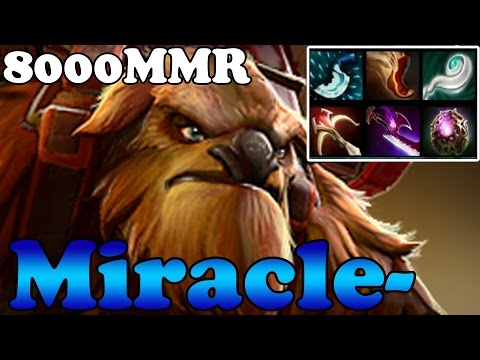 Dota 2 - Miracle- 8000MMR Plays Earth Shaker vol 10 - Pub Match Gameplay