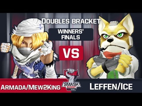 Armada/Mew2King vs Leffen/Ice - Melee Doubles: Winners' Final - Smash Summit Spring 2017