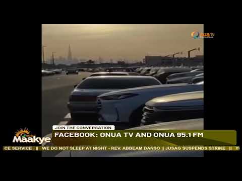 Captain Smart speaks about the Ghana Ambulance Service Toyota Hiace car found in Dubai.