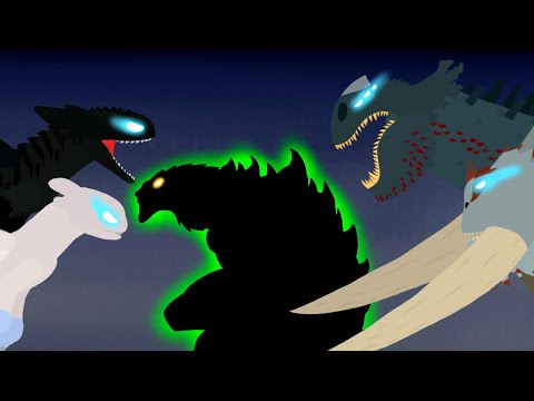 Toothless x Light Fury vs Red Death x Bewilderbeast animation - Green DRAGO