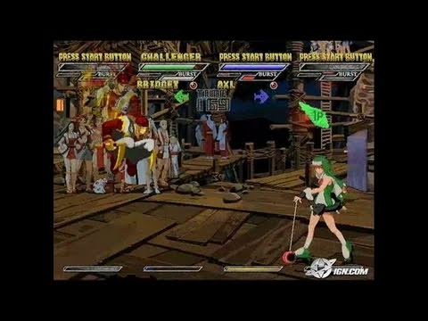 Guilty Gear Isuka PlayStation 2 Gameplay - Bridget owns
