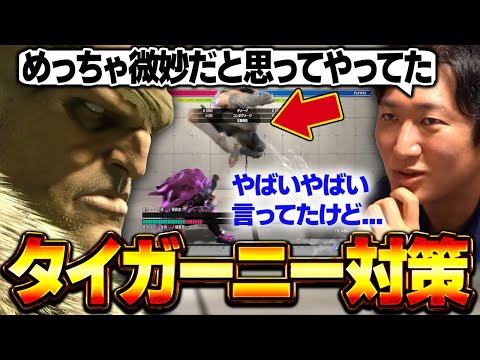 【スト６】タイガーキッズ直伝！新キャラ・サガットのタイガーニー対策とは【ネモ】