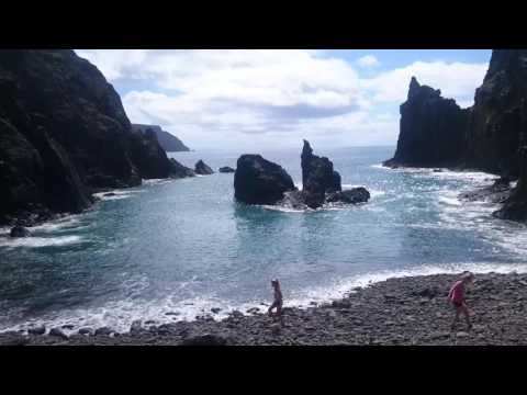 Porto Santo 2016. Amazing Zimbralinho Beach hidden on the western side of the island.