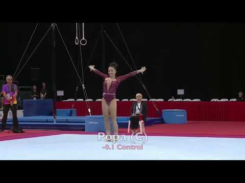 Aleah Finnegan Asian Championships FX EF Difficulty and Execution Breakdown