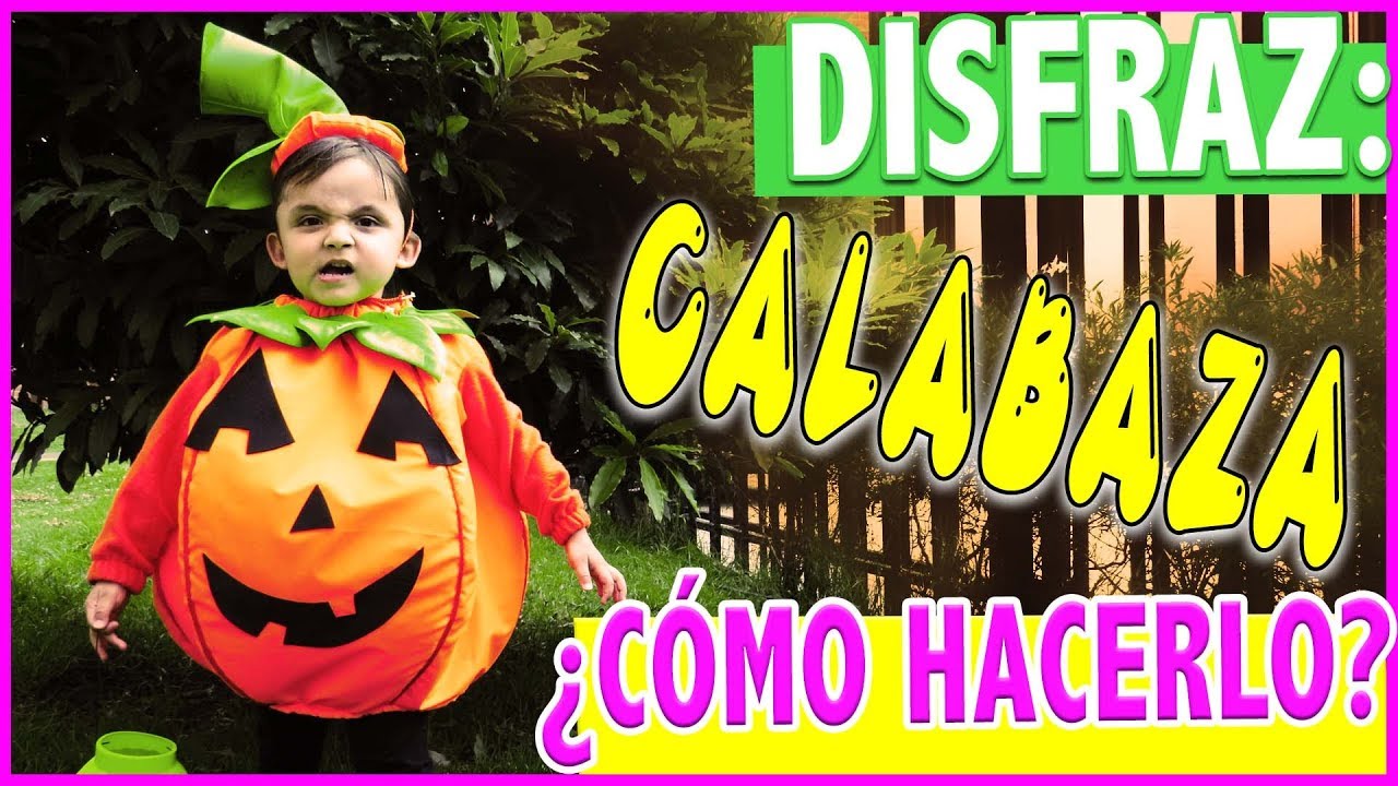 DISFRAZ DE CALABAZA PARA NIÑOS | CÓMO HACERLO