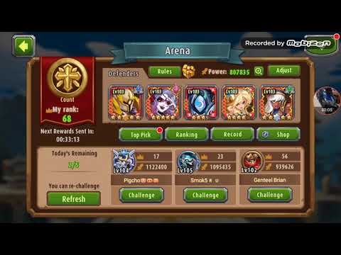 Magic rush Merger 907 - Arena ok