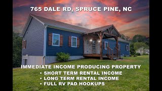 765 Dale Rd, Spruce Pine, NC : Income Potential: Home With RV Hookups #shorttermrentals