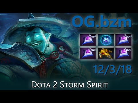 "bzm" 12/3/18 | Dota 2 Storm Spirit highlights
