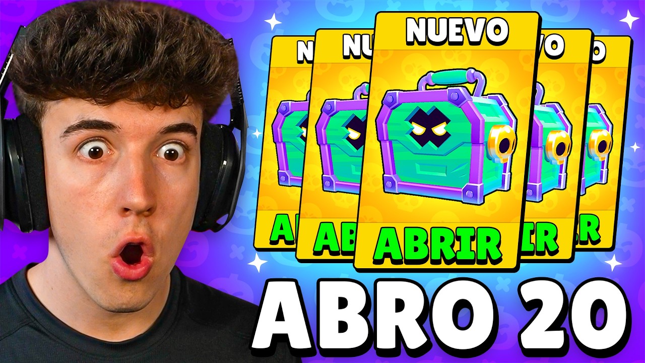 ABRO *20 CAJAS de HALLOWEEN* Y ME TOCAN TODAS NUEVAS SKINS de BRAWL STARS
