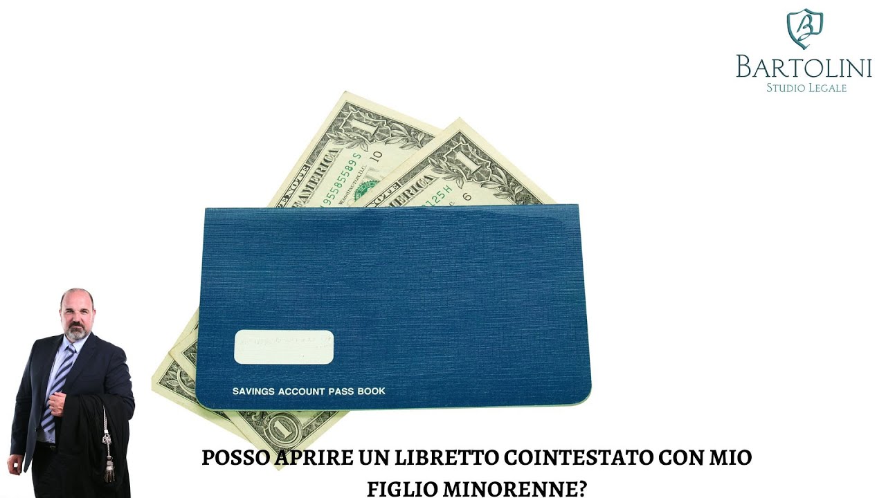 Posso aprire un libretto postale cointestato con mio figlio minorenne?