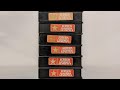 VHS Tapes With Screen Legends Stickers