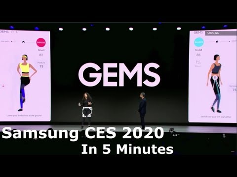 Samsung CES 2020 | Press Conference In 5 Minutes