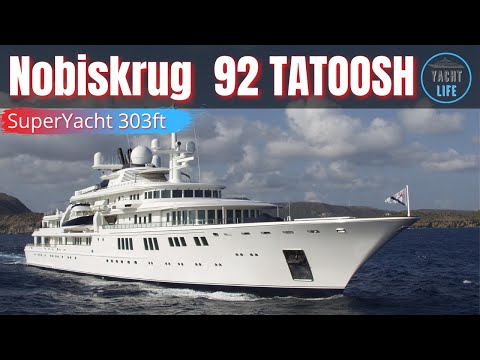 Inside the €90 million 2000 Nobiskrug  92 TATOOSH SuperYacht | Palace On Water