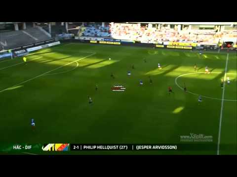 Bk Hacken 2-1 Djurgardens Highlights Allsvenskan 2014