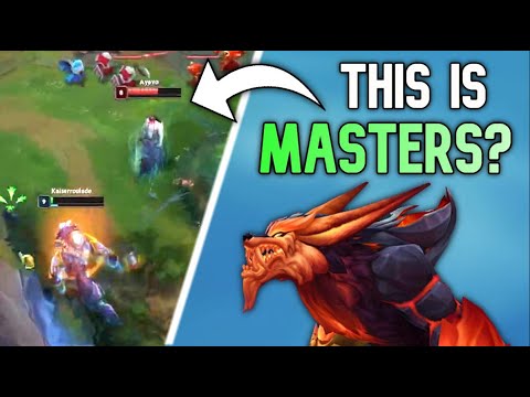 I can't take Master Elo seriously