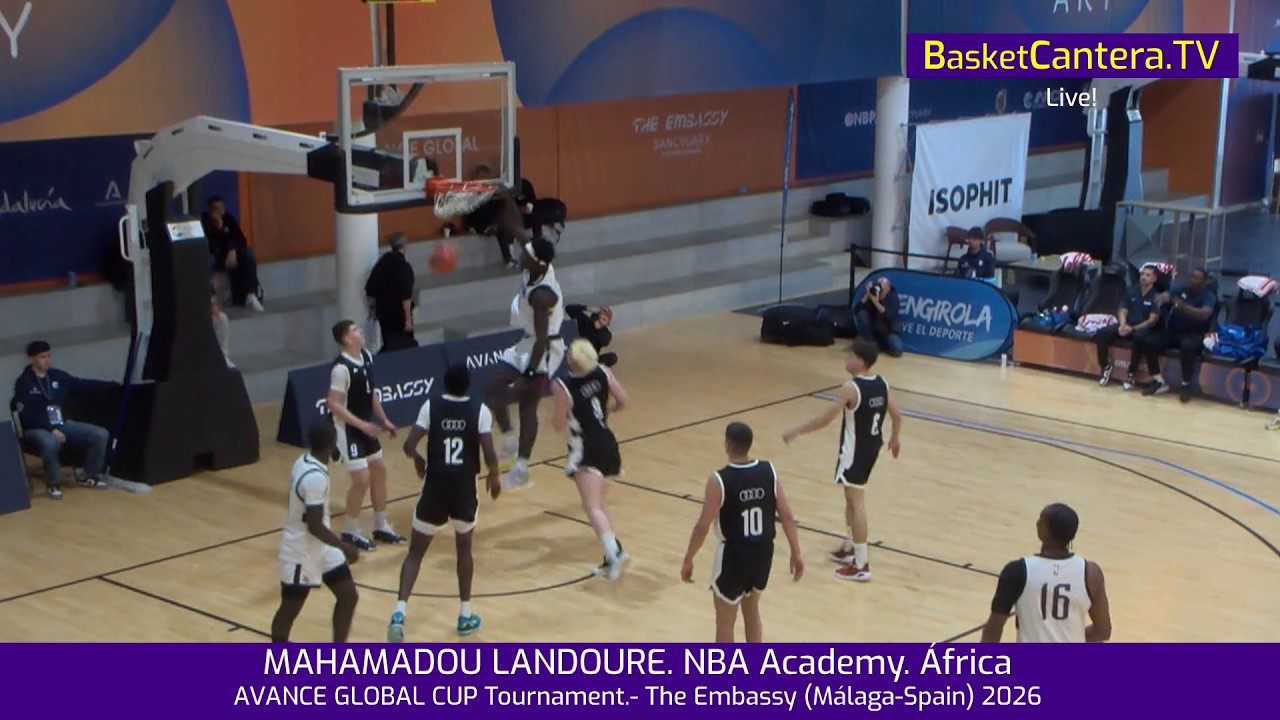 MAHAMADOU LANDOURE (´09). NBA Academy (África). AVANCE Global Cup Tournament.The Embassy Málaga 2026