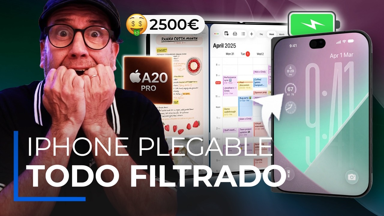 iPhone plegable: fecha, precio y todos los detalles filtrados