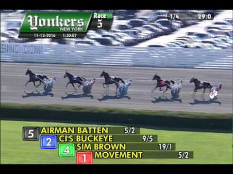 13/11/16, Yonkers - 5ème course - 2.011m - 14.600 $