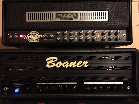 Bogner Uberschall Rev.2 vs Mesa Boogie Triple Rectifier Multiwatt - Metal