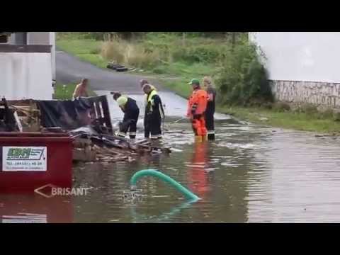30.07.2014 (WUN) Unwetter über Oberfanken - Bericht von Brisant