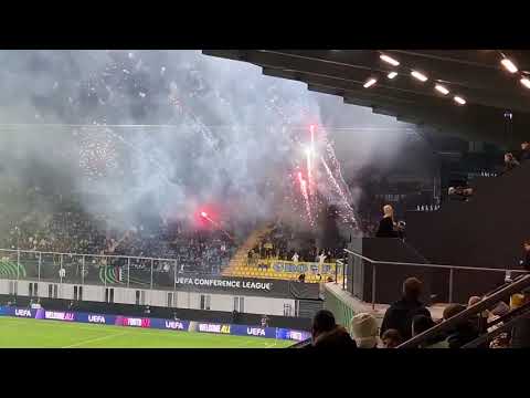 Celje vs Legia 2:1 | Pyro Show Ignites the Stadium Before The Match | November 2025