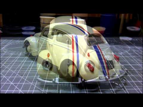 Airfix VW Beetle (Herbie) 1/32 part 3 final reveal