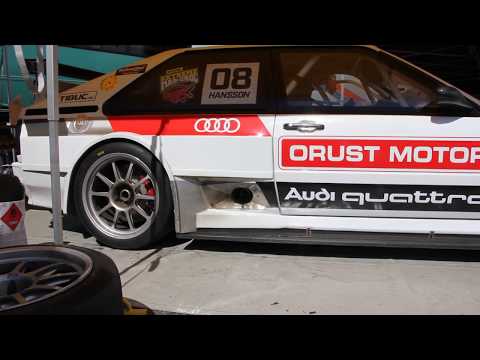 Very fast and special Audi urquattro 700PS |start up|on racetrack| walkaround
