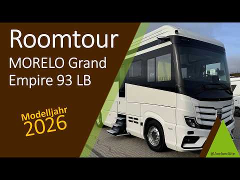 Unser neues Wohnmobil | Roomtour | MORELO Grand Empire 93 LB | Modell 2026